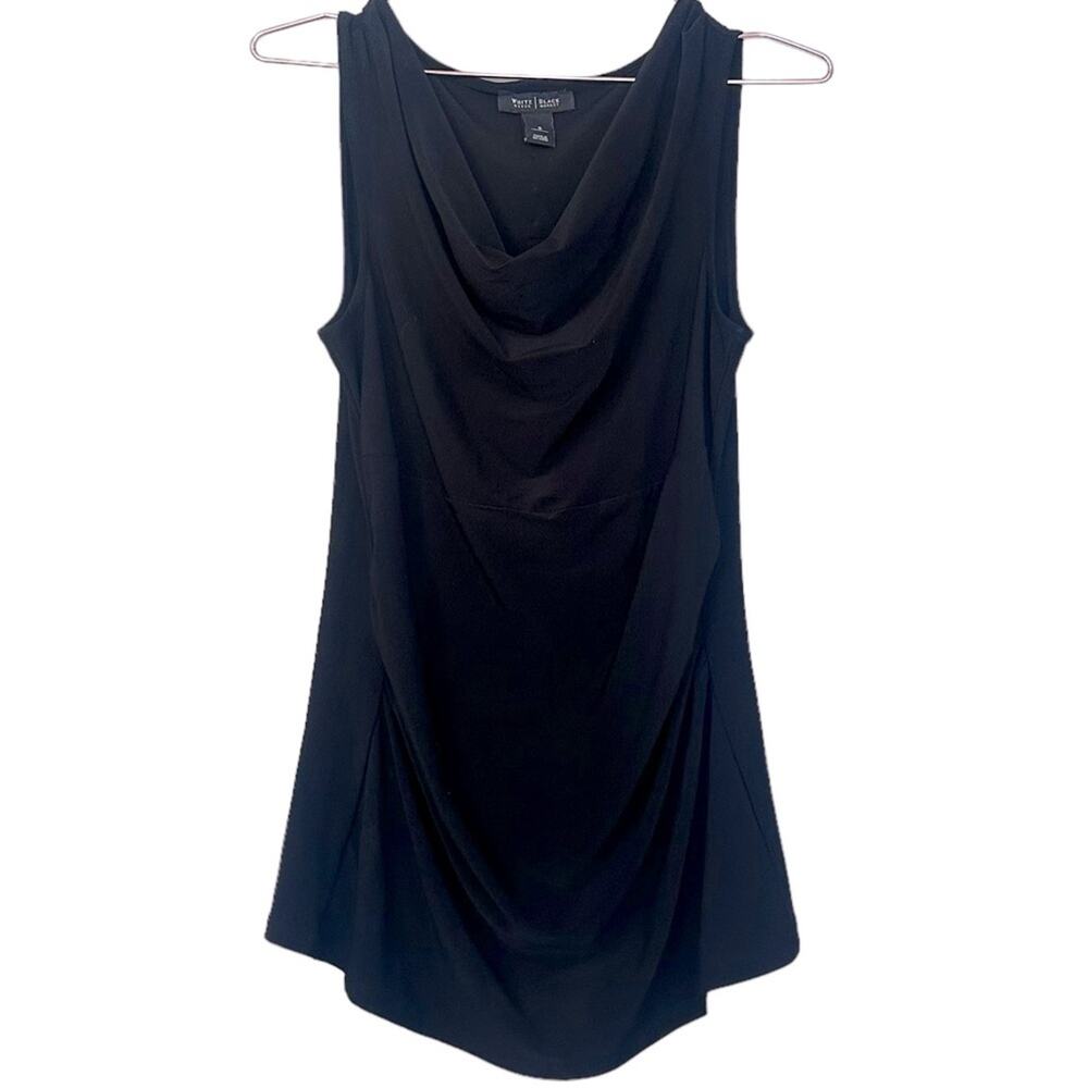 White House black market Women’s cowl neck blouse sleeveless size small